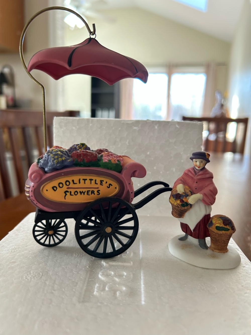 Department 56 Heritage Village Collection Chelsea Market Flower Monger & Cart